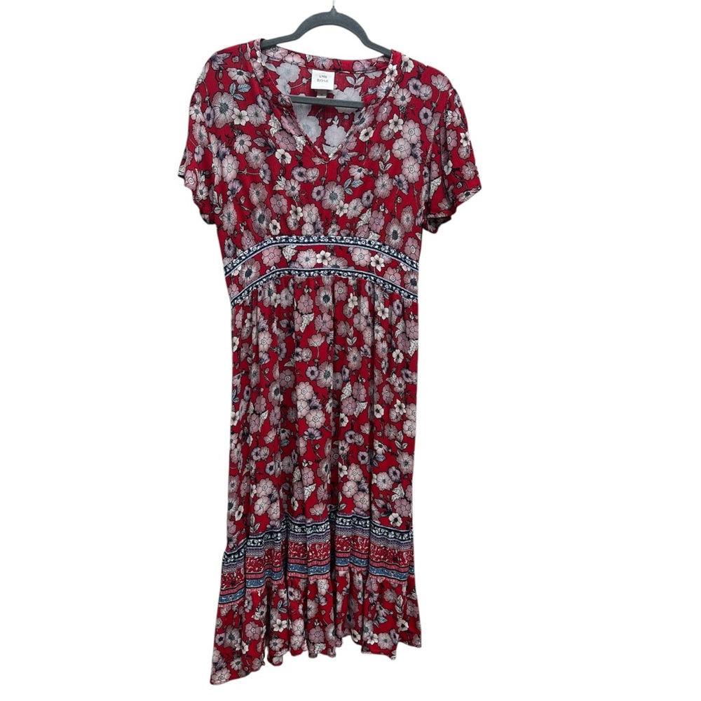 Knox Rose Dress Size Medium bohemian festival casual cottagecore floral
